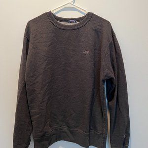 Champion Gray crew neck sweatshirt Medium